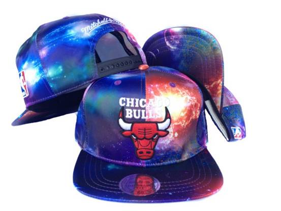 NBA Chicago Bulls starry sky Hats